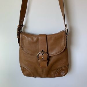 Coach Soho Slim Tan Leather Bag
